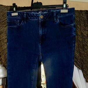 Indigo colour Eddie Bauer super comfy hi quality denim Sz 10